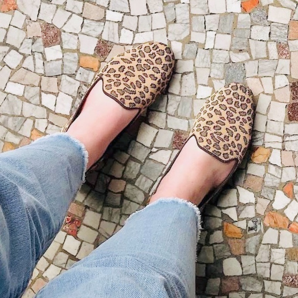 Rothy’s Leopard Print Loafers